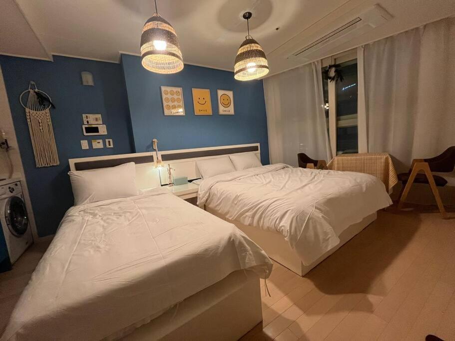 Haeundae Beach Stay #2Min Walk #2Beds Pusan Exteriér fotografie